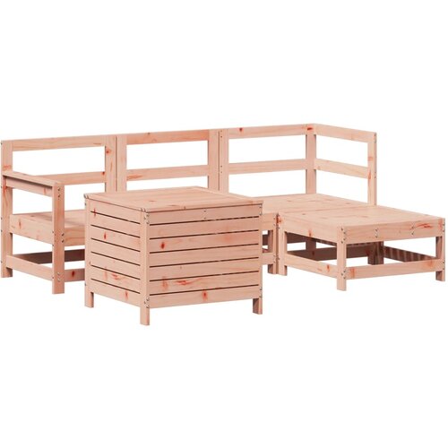 VidaXL 5-dijelni set vrtnih sofa od masivnog drva duglazije Slike