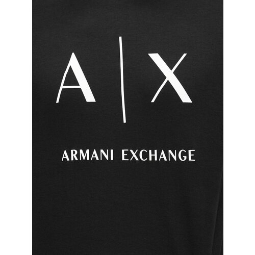 Armani Exchange Majica črna / bela Slike