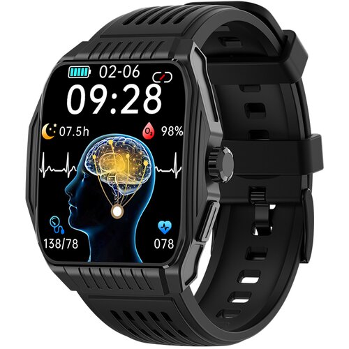 INF Pametna ura s funkcijo Sleep Aid, EKG, Bluetooth klici Black, (21402358) Cene