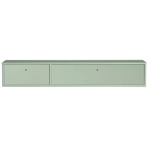 Hammel Furniture Svetlo zelena TV omarica 136x22 cm Mistral –