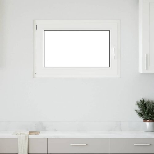 vidaXL kletno okno "risor" 90x70 cm vrtljivo-nagibno din levo belo Cene