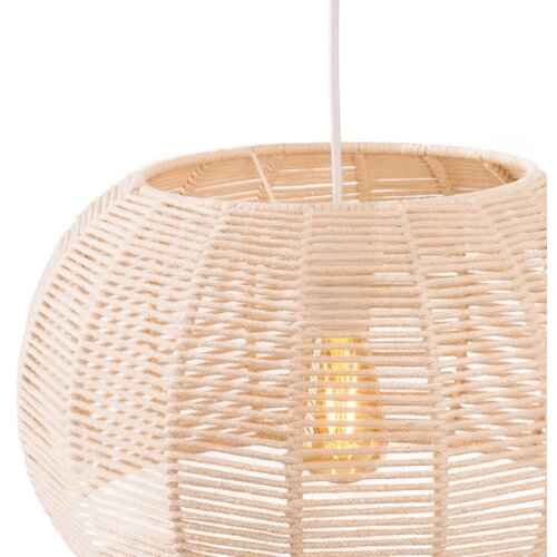  MAXLIGHT P0583 - Visilica na sajli PRASLIN 1xE27/15W/230V prečnik 39 cm bež Slike