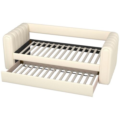 Bessagi Home Zofa / Raztegljiva Postelja Tasha, Slonoko&amp;scaron;čena, 90x200 Slike