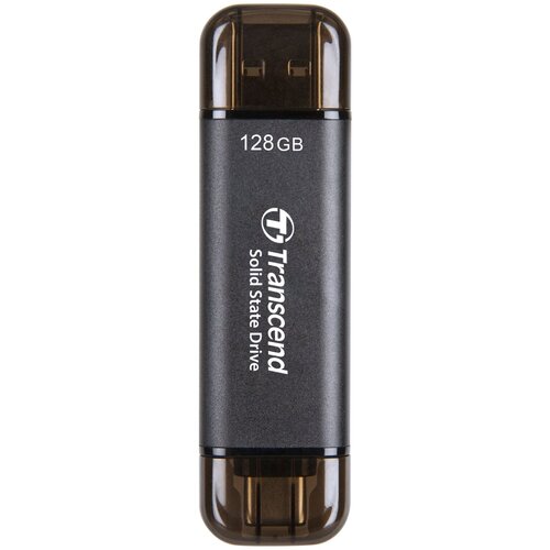 Transcend SSD ESD310C 128GB USB-C USB 3.2 Gen 2x1 black Slike