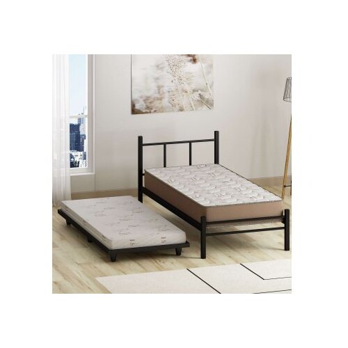 Hanah home Okvir kreveta Yavrulu, 80x180 cm, Crna Slike