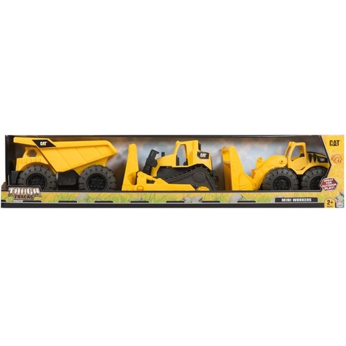 Cat Set građevinkog stroja, 3 komada, Žuti Slike