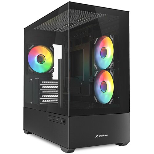 Sharkoon MK6 RGB Micro-ATX 1xGlas Black Slike