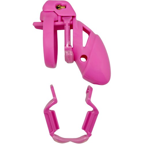 The Vice Mach 2 Chastity Cock Cage Standard Pink Slike