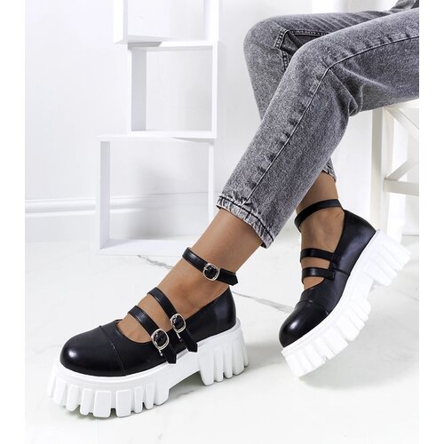 Gemre Black lace-up shoes with tractor sole Jonell Cijene