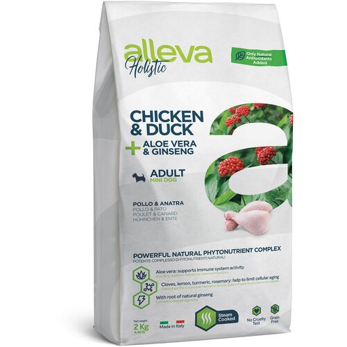 Diusapet alleva hrana za pse holistic mini adult - piletina i pačetina 12kg Slike