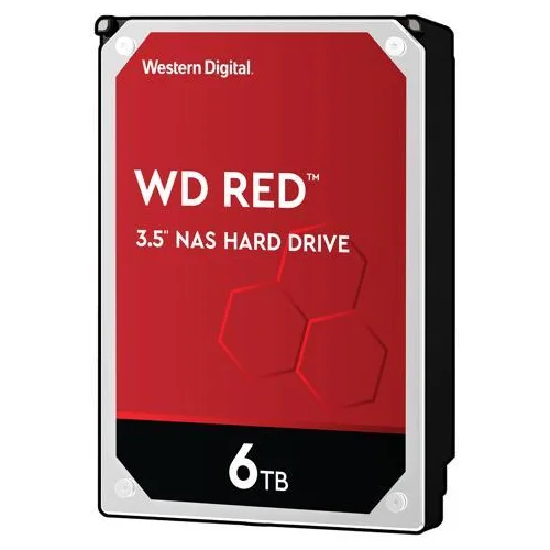 Wd HDD 6TB SATA3 64MB RedIntelliPower 64MB,For NAS Systems