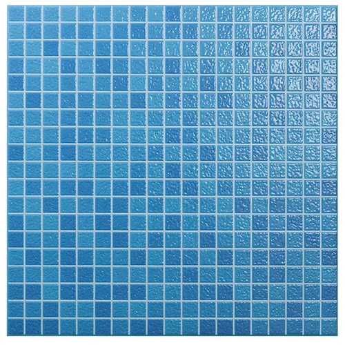 In mozaik pločica za bazen Indico Azul (33,3 x 33,3 cm, Plave boje, Sjaj)