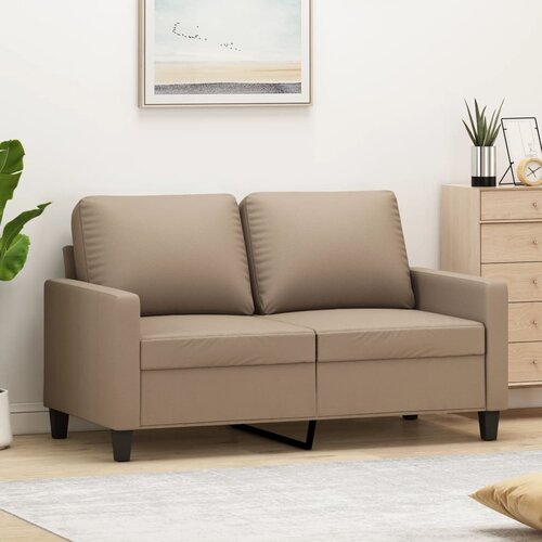 Dvosjed od tkanine boja cappuccina 120 cm od umjetne kože Slike