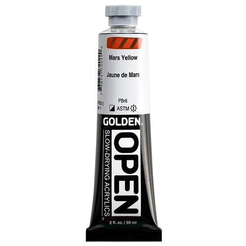  GOLDEN OPEN akrilna boja koja se sporo su&amp;scaron;i 59 ml | 7202 Mars Yellow Slike