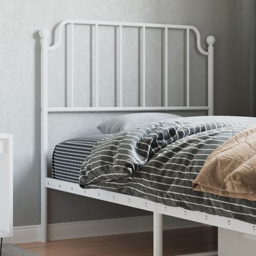 vidaXL Metalno uzglavlje bijelo 90 cm Cijene