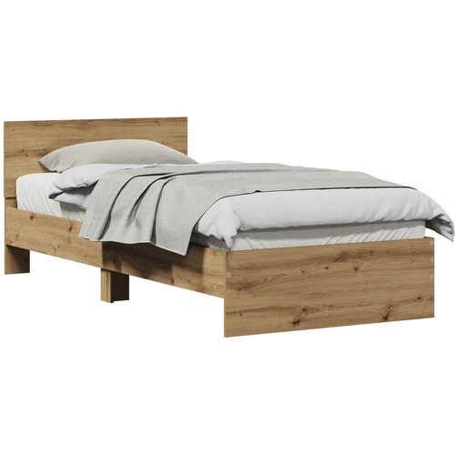  Krevetna konstrukcija Zidne Umjetnički hrast 75 x 190 cm Slike