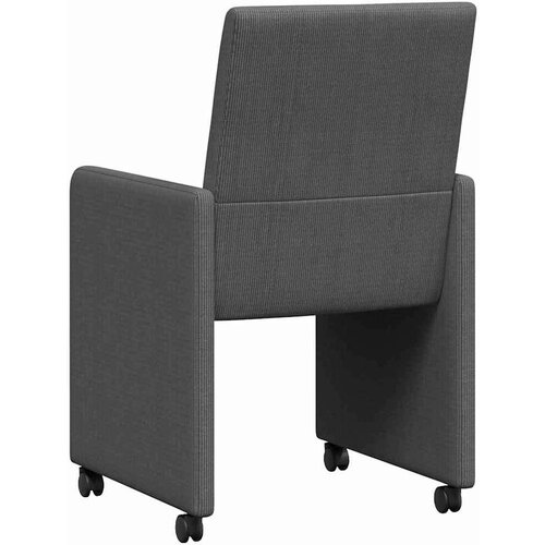  Trpezarijske stolice 2 pcs Tamno siva 57 x 66 x 94 cm Slike