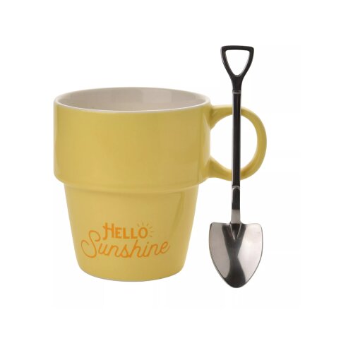 Widdop &amp;amp; Co. Country Living - &amp;Scaron;olja sa ka&amp;scaron;ičicom - Country Living, Hello Sunshine, Yellow Slike