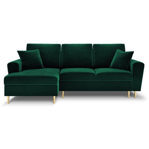 Cosmopolitan Design Zelena bar&amp;scaron;unasti sklopiva/s prostorom za odlaganje kutna garnitura (s lijevim kutom/s ležaljkom) Kyoto &amp;ndash; Slike