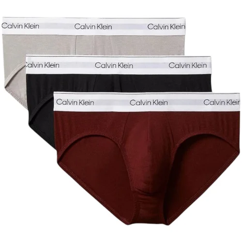 Calvin Klein Jeans Spodnje hlače HIP BRIEF 3PK 000NB3962A Rdeča