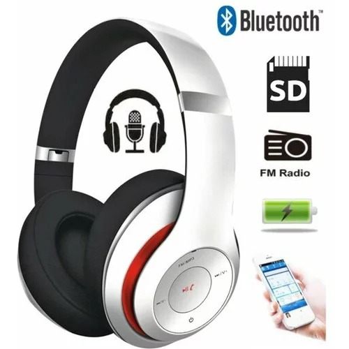 Platinet naglavne Bluetooth slušalke + mikrofon Freestyle FH0916W bele