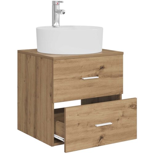  Umivaonik s policom Hrast artisan 49,5 x 44,5 x 65 cm Slike