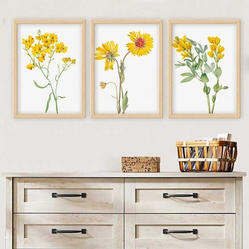 Wallity Set uramljenih slika 3NTC_22613791, 3 dijela Cene