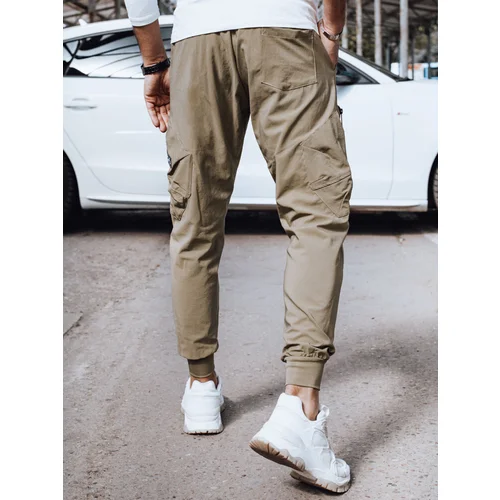 DStreet Men's Beige Cargo Pants