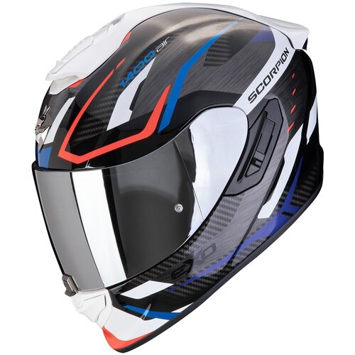 Scorpion kaciga Exo-1400 evo ii air accord black blue white Slike