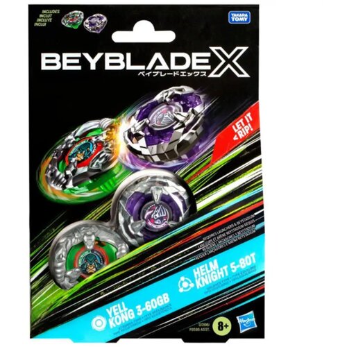 Hasbro Beyblade X: Duall Pack Yell Kong 3-60GB vs. Helm Knight 5-80T set vrtiljaka - Cijene