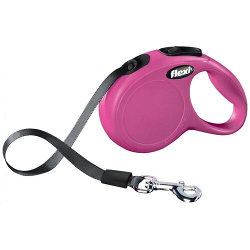 Flexi povodec classic xs, trak - 3 m (različne barve) roza Cene