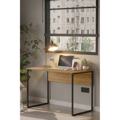 Hanah home radni sto Nor2-S, 100 cm, hrast Cene