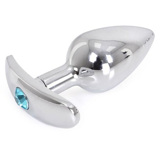 Kiotos Aluminium Handle Buttplug Blue Gem Slike