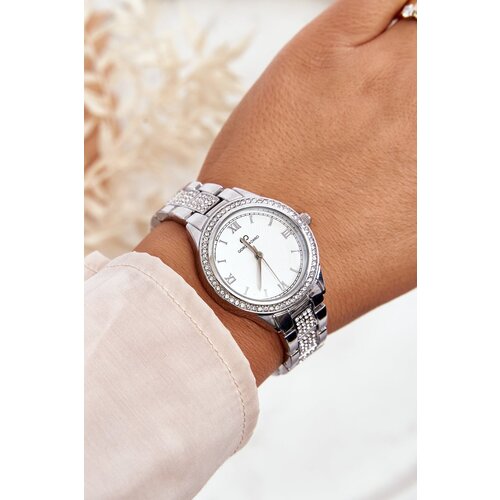 Kesi Solid steel watch with zirconia Giorgio &amp;amp; Dario Silver Slike