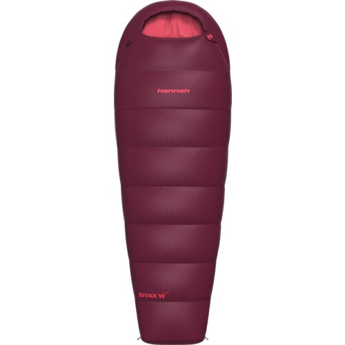 HANNAH Lightweight sleeping bag BIVAK W 240 rhododendron/poppy red II Slike