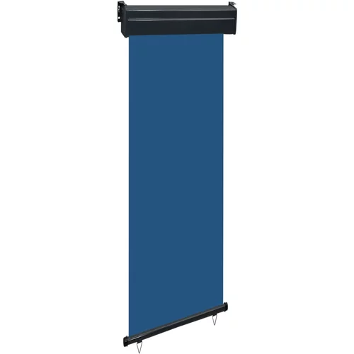 vidaXL Balkonska stranska tenda 60x250 cm modra
