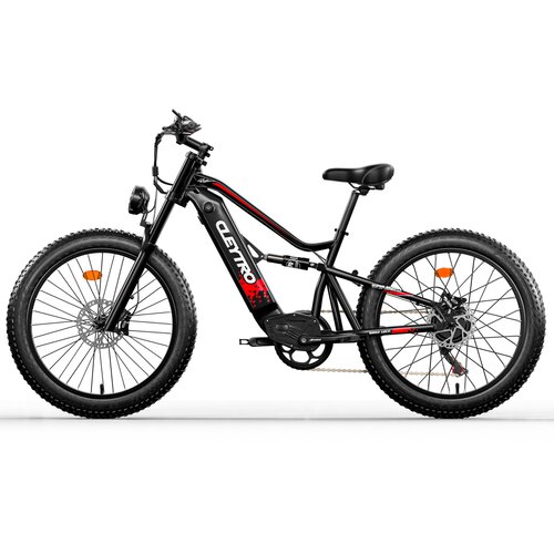 Cleytro ES7 Fat električno kolo, 48V 18Ah odstranljiva baterija, 26", črna, (5000249681) Cene