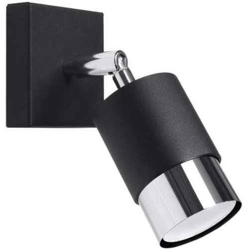  Stenska svetilka NERO črna/krom, (21347361) Cene
