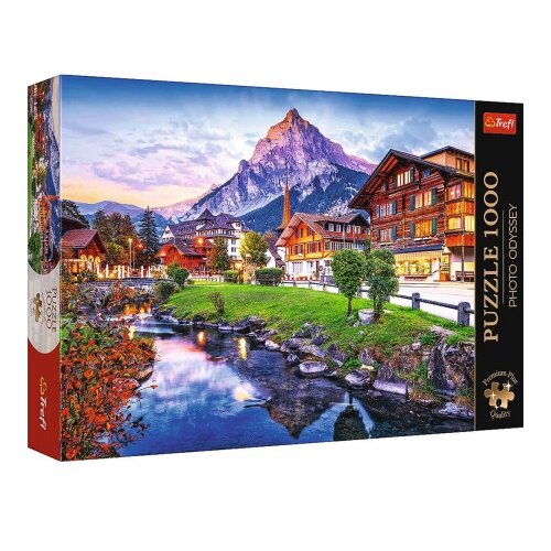 Tref Alpsko selo u Švicarskoj premium puzzle od 1000 dijelova - Cene