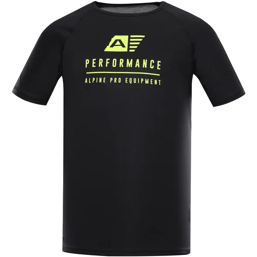 Alpine pro Men's functional T-shirt with cool-dry PANTHER black