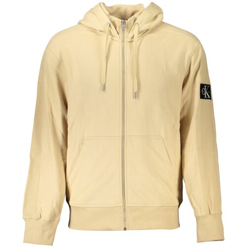 Calvin Klein MEN&amp;amp;#39;S BEIGE ZIP SWEATSHIRT Slike