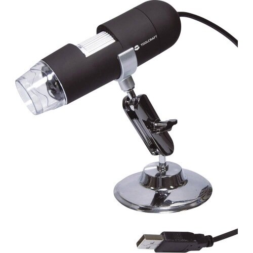 Toolcraft USB mikroskop 2 mil. piksov, digitalni, povečava (maks.): 200 x, (21999016) Cene