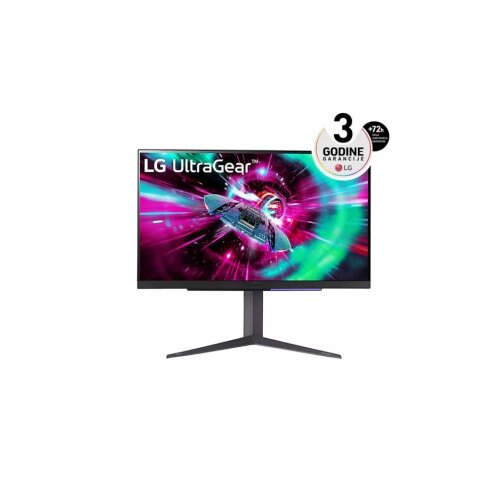 LG 27" UltraGear IPS AG UHD 3840x2160@144Hz Gaming,16:9,1000:1,1ms,400cd/m²,178º/ 178º,HDR 400,AMD FreeSync Premium,NVIDIA G-Sync Compatible,1 DP 1.4,2 HDMI 2.1,2 USB Downstream/1USB Upstream Port 3.0,VESA 100x100mm,Tilt/Height/Pivot,Black,3yw Cene