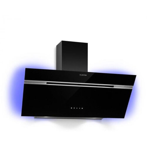 Klarstein alina, kuhinjska napa, 90 cm, 600 m&amp;sup3;/h, led zaslon, svjetlo, crna Slike