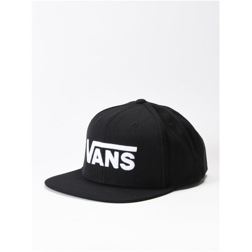 Vans DROP V II Black/White Cap with Straight Visor - Black - Men Slike