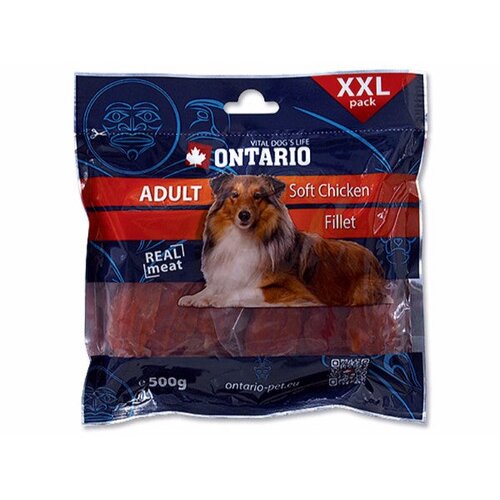 Ontario Snack Soft Chicken Jerky - 500 g Cene