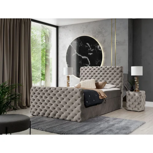 Meble Gruška Boxspring postelja Chesterfield Lux - 180x200 cm