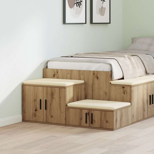  Ormar za pohranu Artisan Oak 103x41x40 cm inženjerska drva Cijene