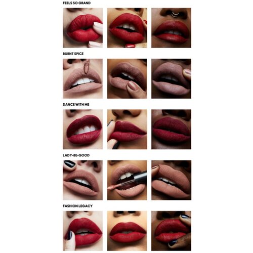 MAC Cosmetics Retro Matte Liquid Lipcolour mat tekući ruž za usne nijansa Caviar 5 ml Slike