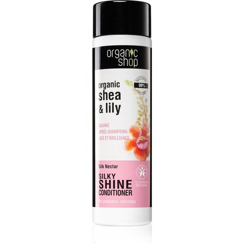 Organic Shop Organic Shea & Lily posvjetljujući regenerator za sjaj i jednostavno raščešljavanje kose 280 ml Cijene